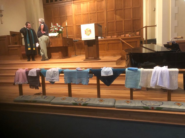 Blessing of Preemie Gowns with Prayer Shawls.jpeg